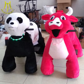 Hansel amusement indoor playground battery operated ride on plush animals fournisseur