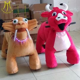 Hansel amusement indoor playground battery operated ride on plush animals fournisseur