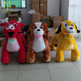 Hansel shopping mall indoor ride on stuffed electric animal scooters fournisseur
