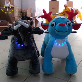 Hansel amusement electric plush toys coin operated kiddie rides for park fournisseur