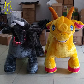 Hansel amusement park walking electric mountable animal plush ride fournisseur