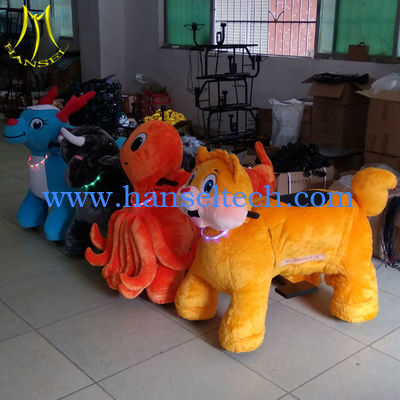 Hansel amusement park games kiddie electric ride on stuffed animals fournisseur