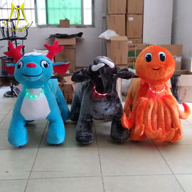 Hansel amusement park walking electric plush rideable toy motorized animals fournisseur