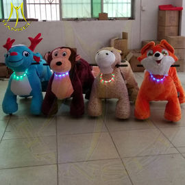 Hansel indoor playground battery operated ride on plush motorized animals fournisseur