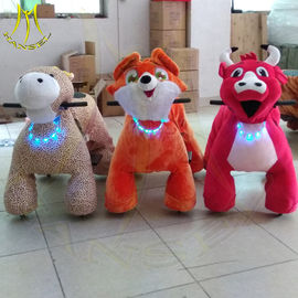 Hansel Amusement park electric walking stuffed children ride on animals fournisseur
