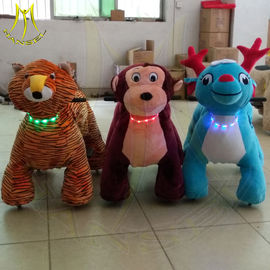 Hansel Amusement park electric walking stuffed children ride on animals fournisseur