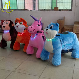 Hansel  battery powered plush toy ride on animals shopping mall plush motorized animals fournisseur