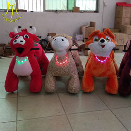 Hansel  hot sale  electric mountable plush motorized animal for shopping mall fournisseur