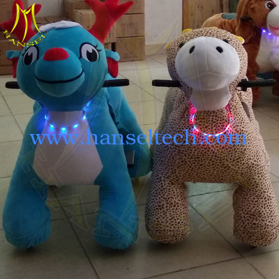 Hansel amusement park games kiddie electric ride on walking animal ride fournisseur
