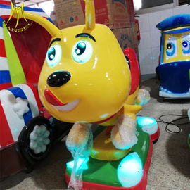 Hansel  fiberglass kiddy ride machine funny racing car small amusement park kiddie ride fournisseur
