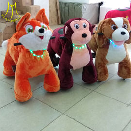 Hansel 2019 coin operated plush animal jungle rides electric scooters for birthday party fournisseur