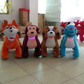 Hansel guangzhou manufacturer walking fireproof plush motorized riding animals fournisseur