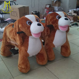 Hansel  hot in USA plush electric walking horse toy for kids dog scooter in shopping mall fournisseur