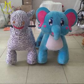 Hansel  kids amusement park rides electric riding horse machine electric plush elephant for sale fournisseur