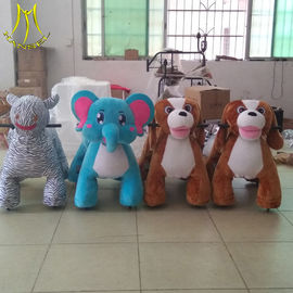 Hansel  kids amusement park rides electric riding horse machine electric plush elephant for sale fournisseur
