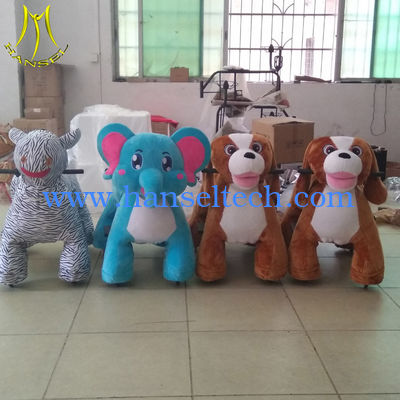 Hansel safari animal ride on toy walking animals scooters in amusement park ride fournisseur