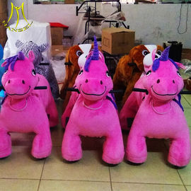 Hansel  indoor and outdoor electric plush horse for sale hot electric animal scooter fournisseur