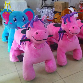 Hansel  indoor and outdoor electric plush horse for sale hot electric animal scooter fournisseur