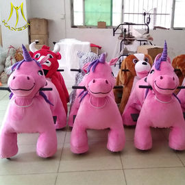 Hansel shopping mall plush animal toy riding for adult coin operated electric plush motorized fournisseur