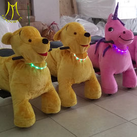 Hansel  outdoor park moving animals battery operated plush animals with necklace fournisseur