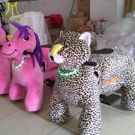 Hansel rideable stuffed horse kids rider plush animal go cart walking bike for adults fournisseur