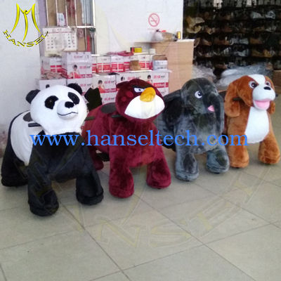 Hansel amusement park walking coin operated children ride on animals fournisseur
