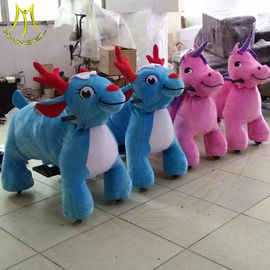 Hansel  amusement park coin operated plush kid horse toy electric riding animals fournisseur