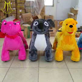 Hansel electric happy ride plush toy animal zoo ride in shopping mall fournisseur