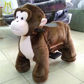 Hansel funny electric  kids ride on plush motorized riding horse for park fournisseur