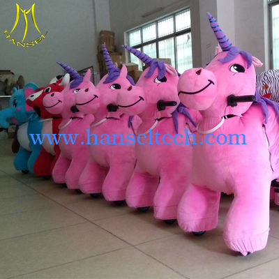 Hansel  cheap kids electric animal toy ride on dinosaurs motorized plush riding animals fournisseur