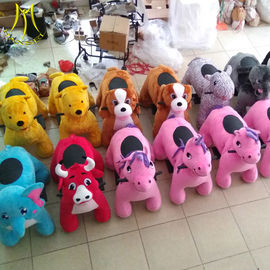 Hansel  ride on animal kids amusement park rides animal large plush ride toy on wheels fournisseur