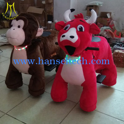 Hansel non coin amusement Electric stuffed motorized animals with necklace fournisseur
