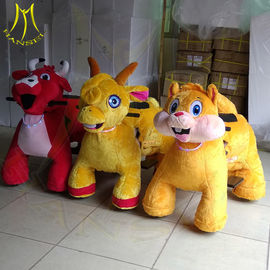 Hansel amusement park coin operated plush kid electric riding animals fournisseur