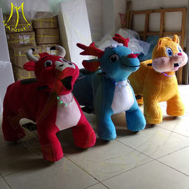 Hansel amusement park coin operated plush kid electric riding animals fournisseur