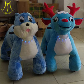 Hansel amusement park walking plush kids rideable electric motorized animals fournisseur