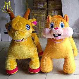 Hansel amusement park walking plush kids rideable electric motorized animals fournisseur