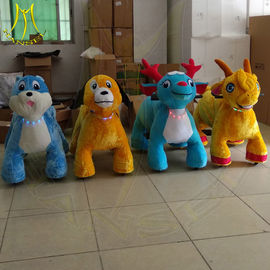 Hansel amusement park walking electric mountable plush motorized animal fournisseur