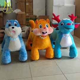 Hansel electric mountable plush motorized animal for shopping mall fournisseur