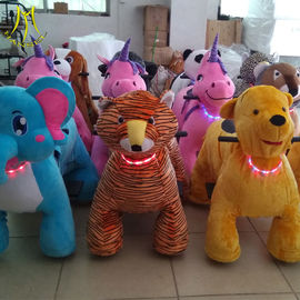 Hansel  coin operated electric animal toys cars for kids battery operated elephant plush ride fournisseur