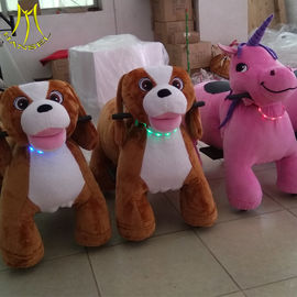 Hansel shopping mall kids token ride motorized unicorn ride unicorn scooters fournisseur