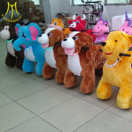 Hansel  Hot selling shopping mall electric mountable animal plush ride fournisseur