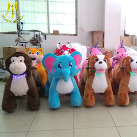 Hansel  Hot selling shopping mall electric mountable animal plush ride fournisseur