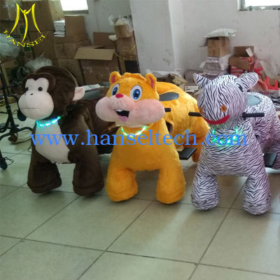 Hansel  battery operated zoo riders plush walking animal for kids fournisseur