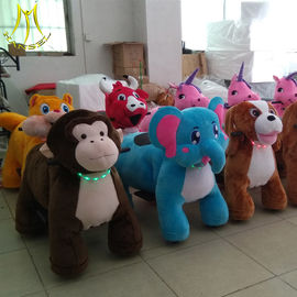 Hansel amusement park animal pet game machine plush horse toy scooter for kids fournisseur