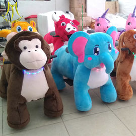 Hansel battery zippy electric happy monkey plush riding game machine for parties fournisseur