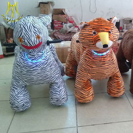 Hansel Guangzhou plush moving toy animal toy horse on 4 wheels for kids fournisseur