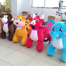 Hansel  indoor game ride plush animal walking robot ride zippy pets ride toy elephant fournisseur