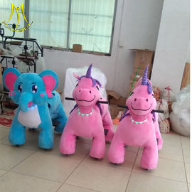 Hansel  indoor game ride plush animal walking robot ride zippy pets ride toy elephant fournisseur