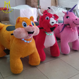 Hansel  commercial electric stuffed animals adults can ride  riding for kids horse toy unicorn ride with non coin fournisseur