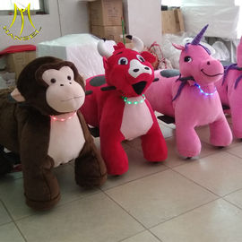 Hansel plush horse plush electrical animal toy car stuffed animals zoo riding for kids fournisseur